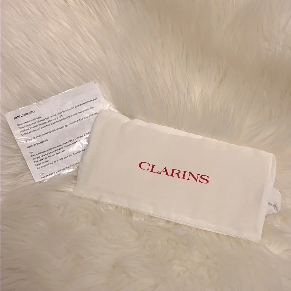 New! Clarins CLA-3729 Gel Mask Spa Eye Cushion